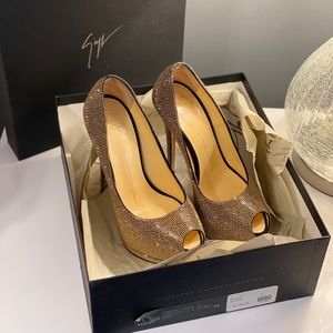Giuseppe Zanotti Sharon Gold Studded Pumps